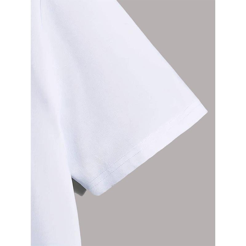 Европейские размеры Мужская повседневная футболка Черная The Bee Guy Графическая футболка для повседневной носки