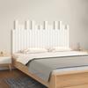 VidaXL Wall-mounted Headboard White 140x3x80 Cm Solid Pine Wood 824819