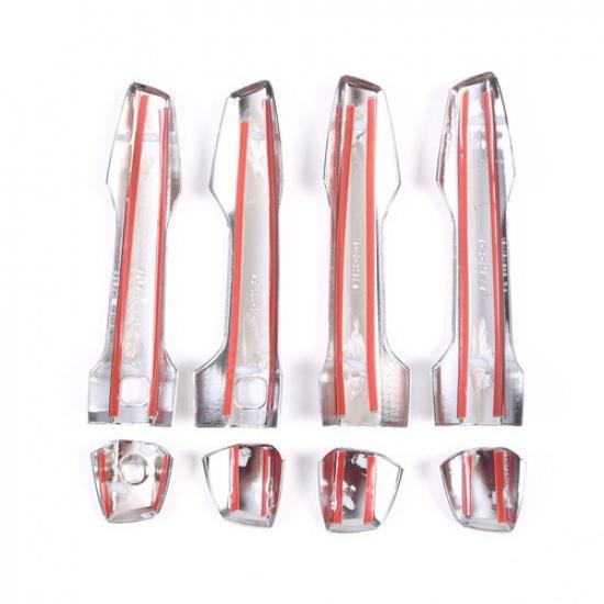 Хромированный серебристый АБС накладка на ручку боковой двери для Mitsubishi Outlander 23-24