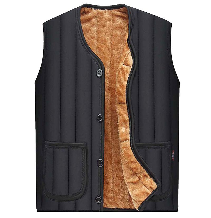 Fleece Vest Jacket Men Sleeveless Jackets Autumn Winter Coats Outdoor Jacket Men Thick Warm Waistcoats