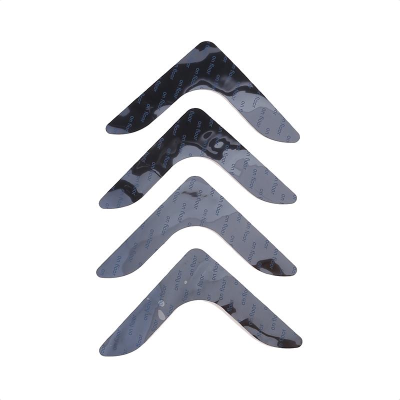 4 Pieces Carpet Gripper Non Slip Reusable Washable Sticker Anti Curl Carpet Sticker Floor Mats Anti Slip Fixing Pads Patches