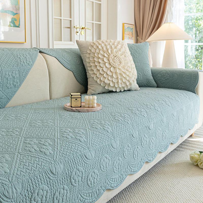 Четыре сезона универсальная хлопковая подушка для дивана, ткань, противоскользящая подушка, светильник, роскошный чехол для дивана, простой чехол для дивана, полное покрытие