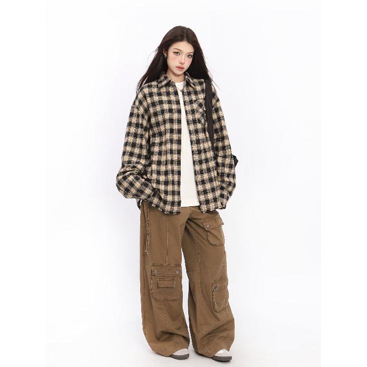 Рубашка с длинным рукавом с буквенным принтом 2024 года в японском стиле в стиле Гонконга, свободная рубашка для мальчиков, летнее модное универсальное повседневное пальто