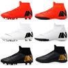 81901 High-top Football Shoes Men's High-top AG Spikes TF Broken Diced Youth Shoes