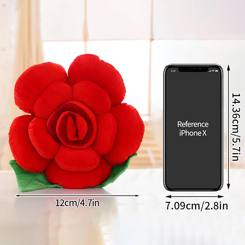 Подушка с розами, мягкие подушки, декоративные подушки для дивана, мягкая подушка для сидения в виде розы, подарки на День святого Валентина, украшение для дома