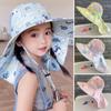 UV Protection Kids Bucket Hat Polyester Beach Cap Outdoor Sun Cap Infant Girls Boys