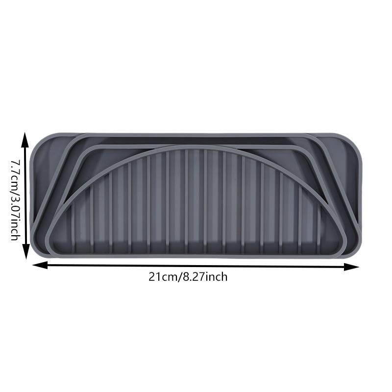 1 шт. Силиконовый поддон для сбора капель в холодильнике, защита для диспенсера воды и льда с приподнятым дренажем, защита столешницы от протечек