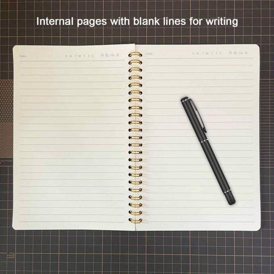 Witch's Herbal Notebook Vintage Spiral Bound Plant Journal with Bookmark Mystical Aesthetic Diary for Botany Notes