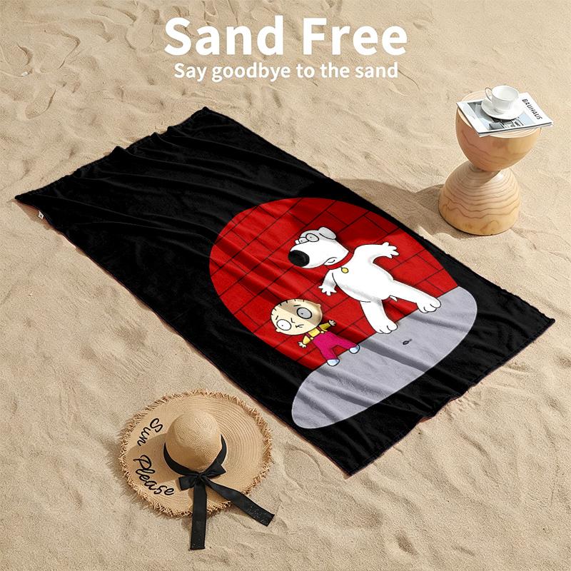 Family Guy Beach towels also serve as bath towels summer essential a musthave for the outdoors the beach and the pool