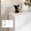Shoe Cabinet for 20 Pairs, Soft-Close Doors, Adjustable Shelves, White