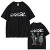 Горячая Альтернативная Рок-Группа Gorillaz Графические Футболки Мужские Женские Хип-Хоп Модная Футболка Летняя Мужская Повседневная Мягкая Хлопковая Футболка Топы