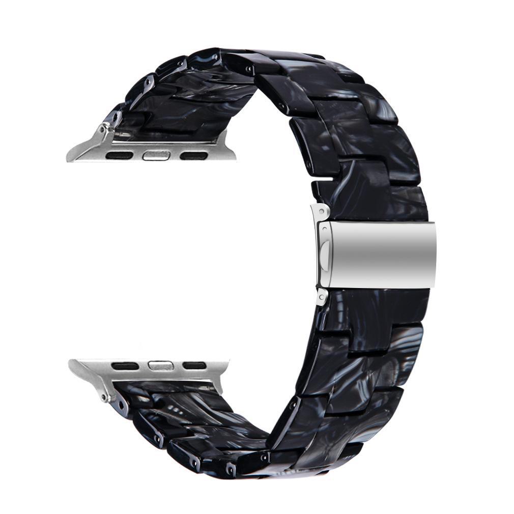 "Compatible Resin & Rubber Strap for Apple Watch 42mm/46mm"