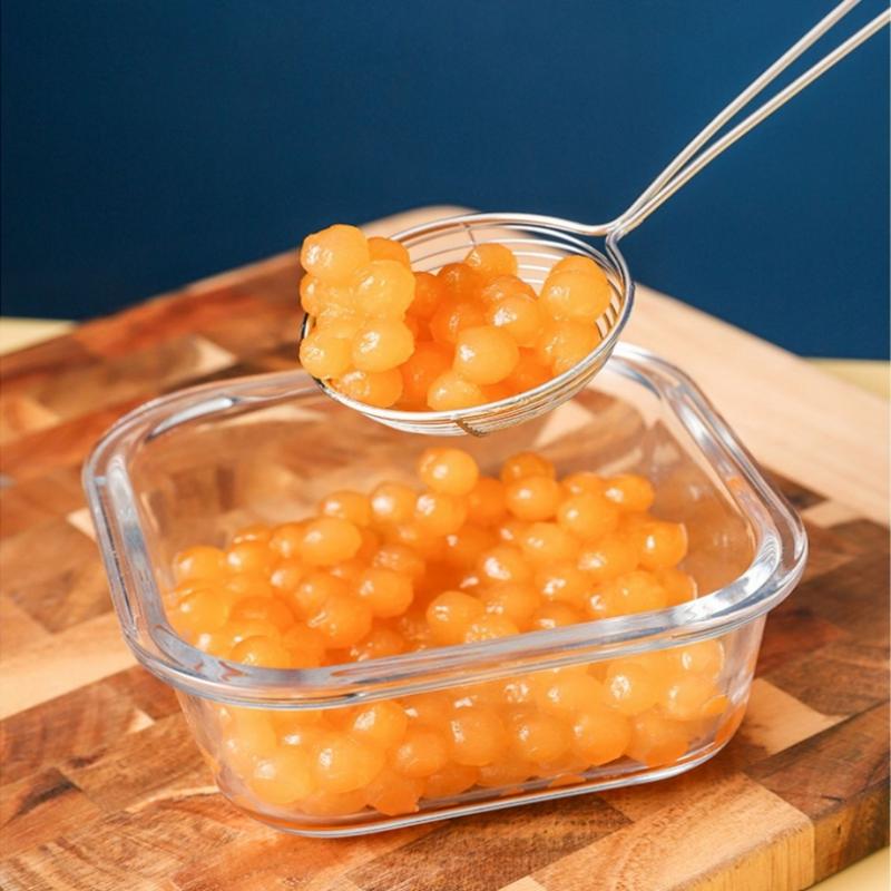 Ложка для тапиоки, Сито для тапиоки, Сито для боба, Нержавеющая сталь, Принадлежности для молочного чая, Стальная кухонная подвесная утварь