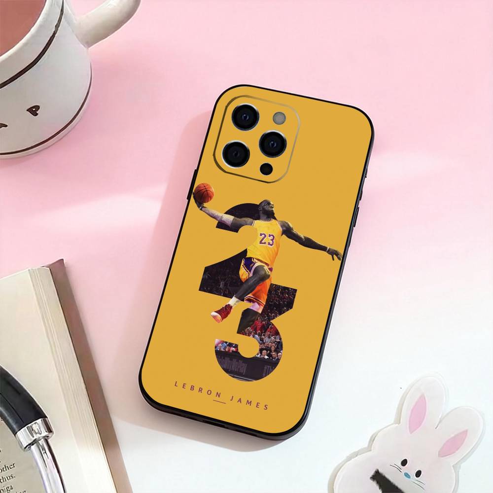 Чехол для телефона L-Lebron James 23 для iPhone 17,16,15,14,13,12,11 Plus,Pro,Max,XS Силиконовый Мягкий Чехол