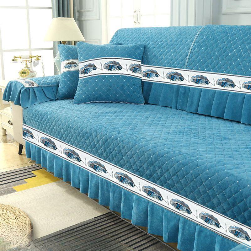 Full Cover Cushion Four Seasons Universal Fabric Non-slip Sofa Cover Simple Modern All-inclusive Universal Cover Sofa Cover
