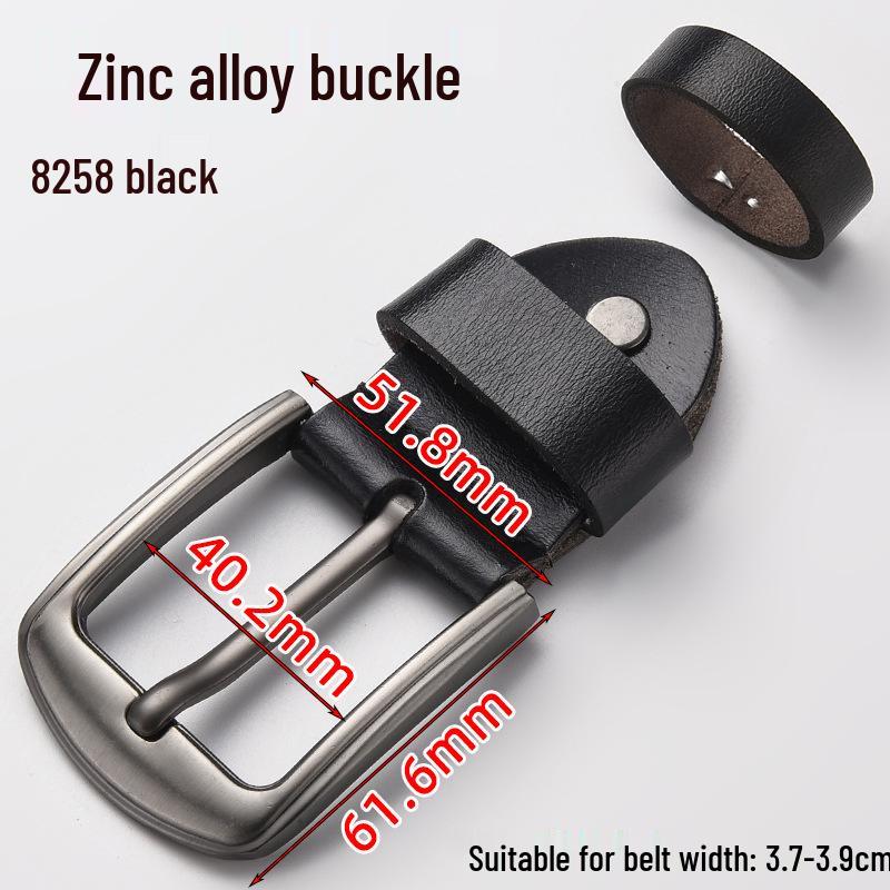 Men's Genuine Leather Pin Buckle Waistband Accessory