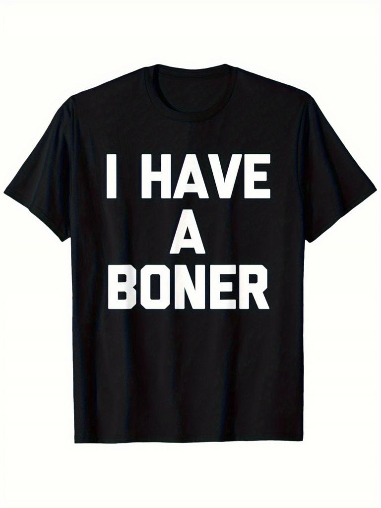 Men'S Fun I'Erect T-Shirt - Featuring a Crew Neck And Short Sleeves