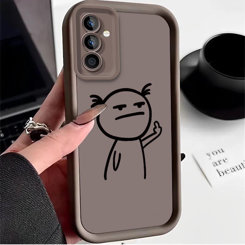 Чехол для телефона Stickman для Samsung Galaxy S25 S24 S23 S22 S21 Ultra 24 FE Plus A15 A35 A50 A51 A54 A55 Защитный чехол от ударов