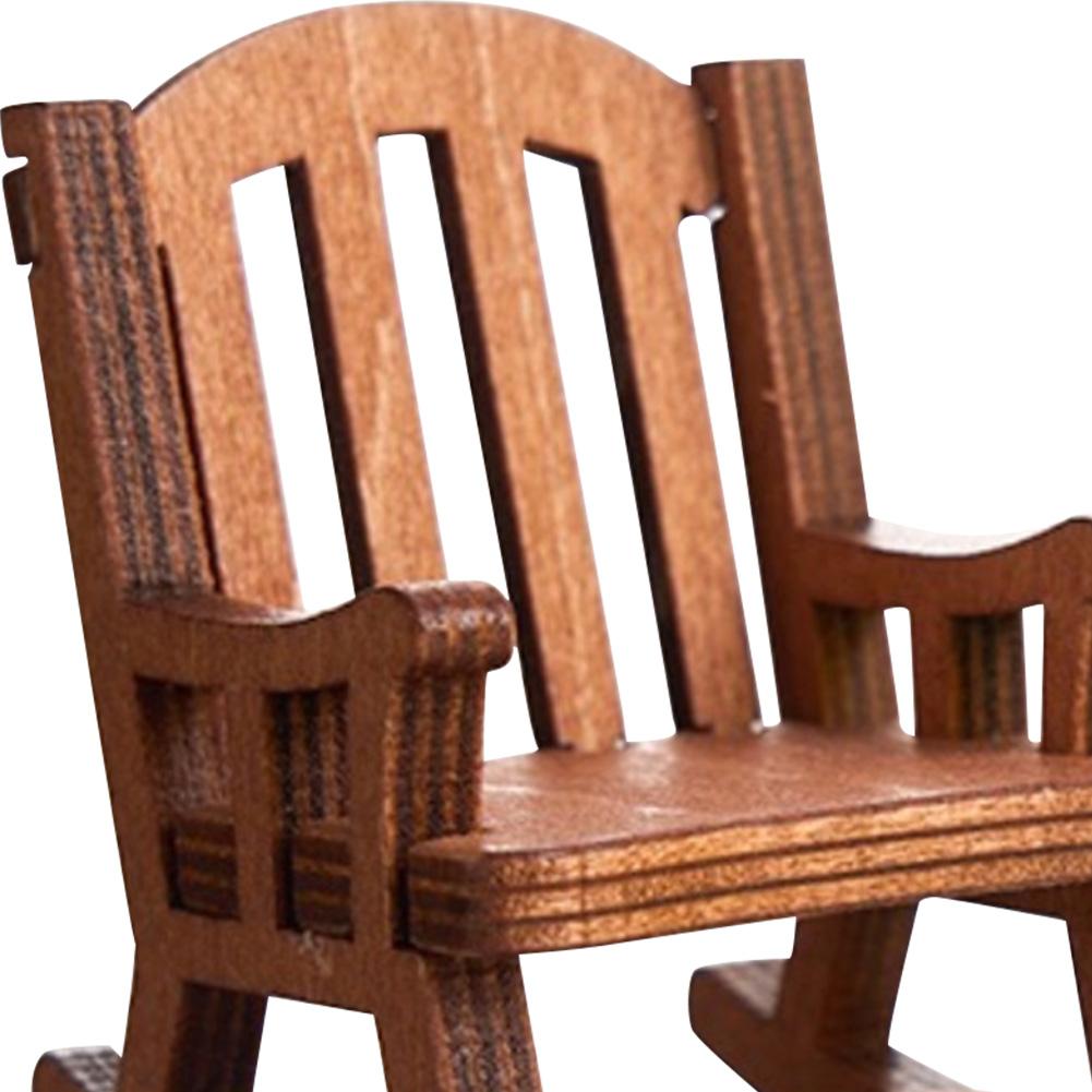 Ручная работа DIY Микро Кресло-качалка Дизайн кресла-качалки с книгой, кофе, милой лягушкой, толстым, Миниатюрный декор для дома и офиса, Украшение для автомобиля