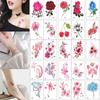 Fake Tattoo Disposable Tattoo Decals Temporary Tattoos Flower Tattoo Sticker Body Art Decals
