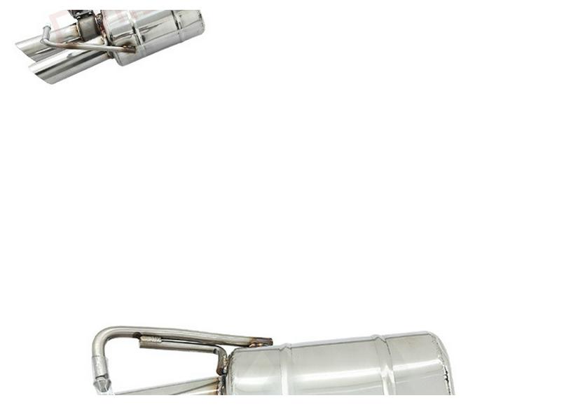 Stainless Steel Exhaust Tailpipe with Valve Control for Bentley Continental 4.0 V8 & 6.0 W12