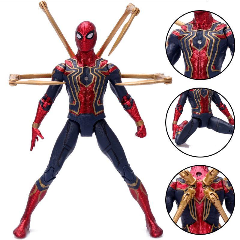 Marvel Avengers Superhero Amazing Spider-man Groot Thanos Action Figures Model Toy Perfect For Collectible Display