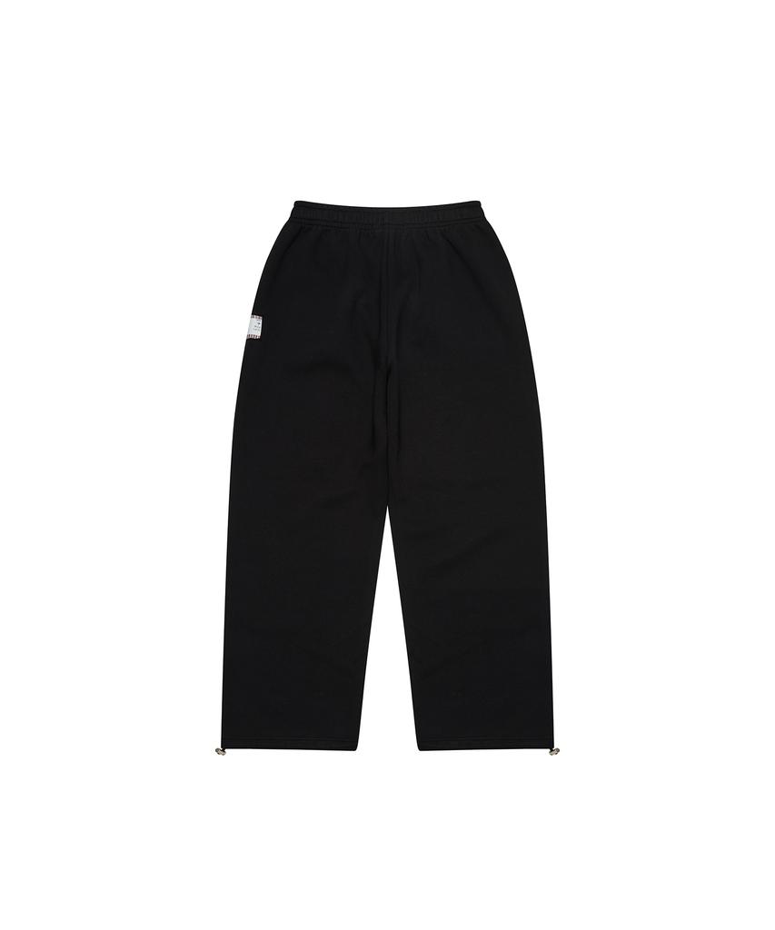 Широкие спортивные штаны Gesison Signature_Черные