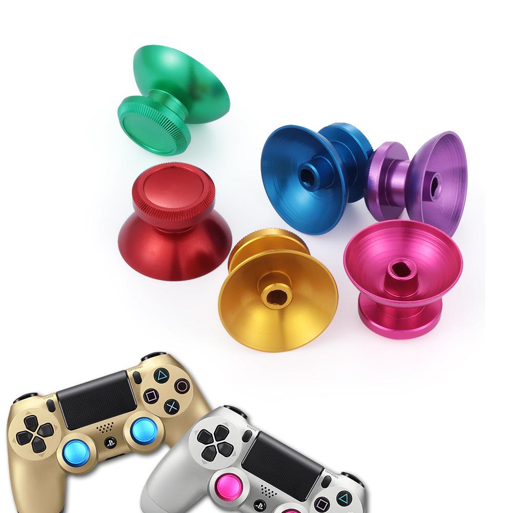 2pcs Colorful Metal Caps Cover Aluminum Analog Thumbstick Controller Joystick Grip
