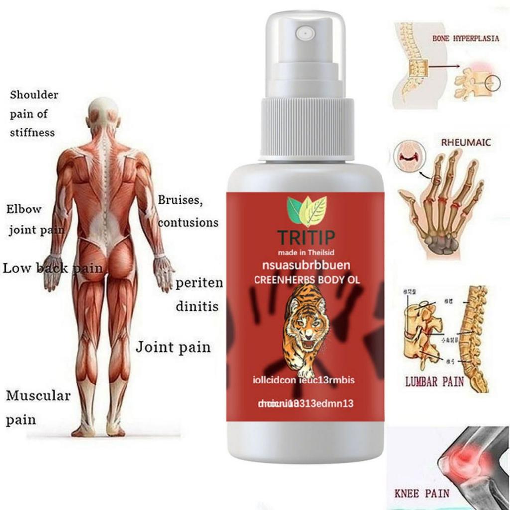 60 мл Быстродействующее, продолжительное и мощное местное обезболивающее средство для спины, коленей, суставов, воспалительных мышечных болей и ухода за телом
