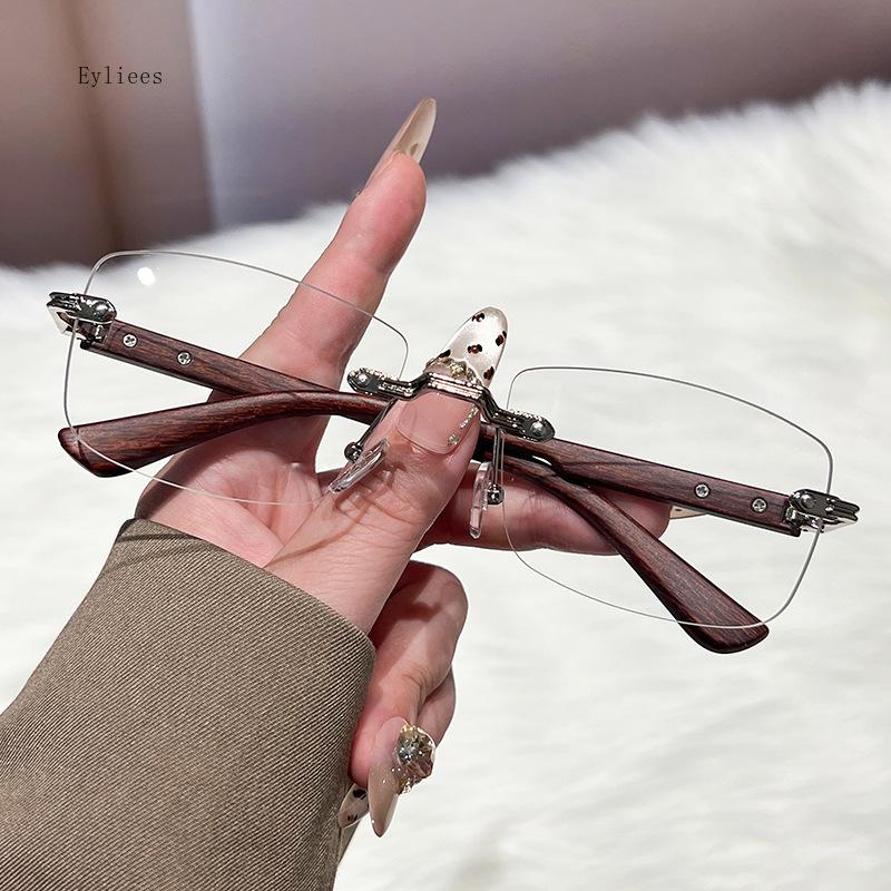 Retro Sunglasses Women Brand Designer Rimless Gradient Sun Glasses Fashion Shades Outdoor Sports Frameless Eyeglasses