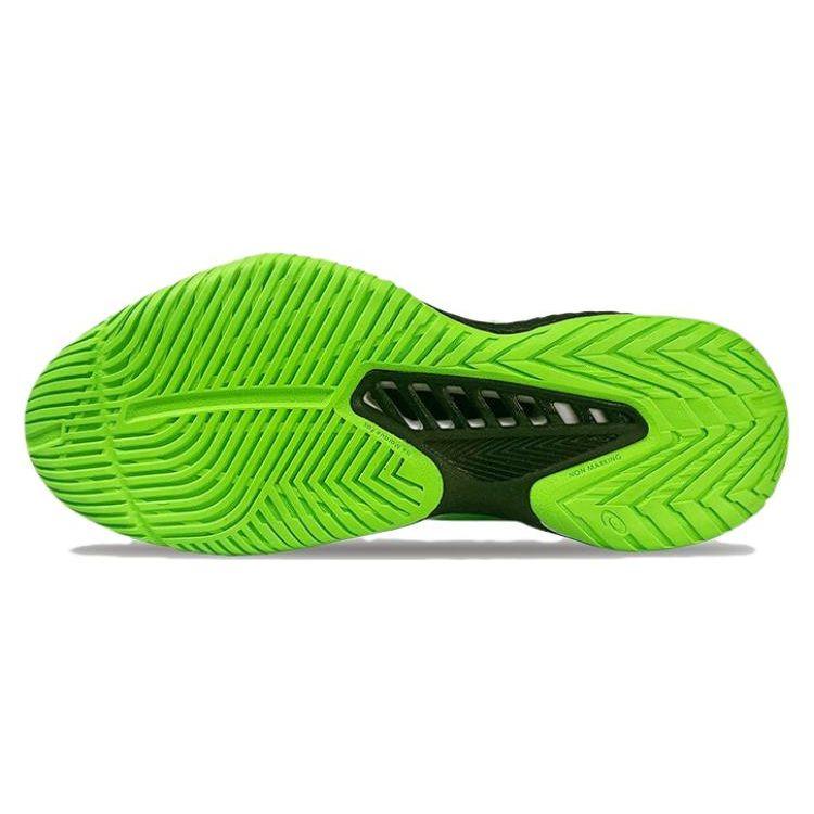 Asics Баскетбольные кроссовки Gel-Burst 27 с круглым носком, на шнуровке, низкие, мужские, зеленые 1063A084-300