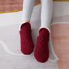 Men Women's Winter Super Soft Warm Floor Sock Cozy Fuzzy Fleece-Lined with Grippers Slipper Socks Floorshoes