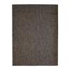 Living Room Rug Jute Look Brown 133x170
