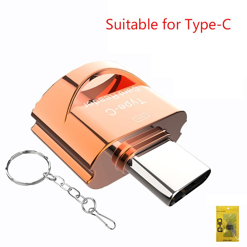 Tf Card Reader Tf Card To Type-C Card Reader Otg Adapter Карта памяти To Usb C High Speed For Mobile Phones Laptop B