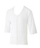 Kimono Sleeve Shirt with Front Underwear for Nursing Care [Asakusa Market] Men's 3/4 One-Touch Closure, Heat-Retaining, Fall/Winter Wear, Opening,