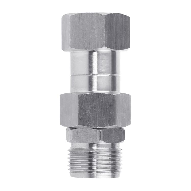 Прочный, нержавеющий, без перегибов, резьба 3/8'' NPT внутренняя, фитинг / M22 14 мм, поворотное соединение