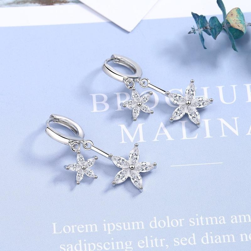 Lindon Copper Alloy Zircon Earrings Drop Earrings For Women Wedding Party Gifts