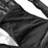 DKGEA Women Underwear Set Embroidery Lace Sexy Bra+Panties+Garter