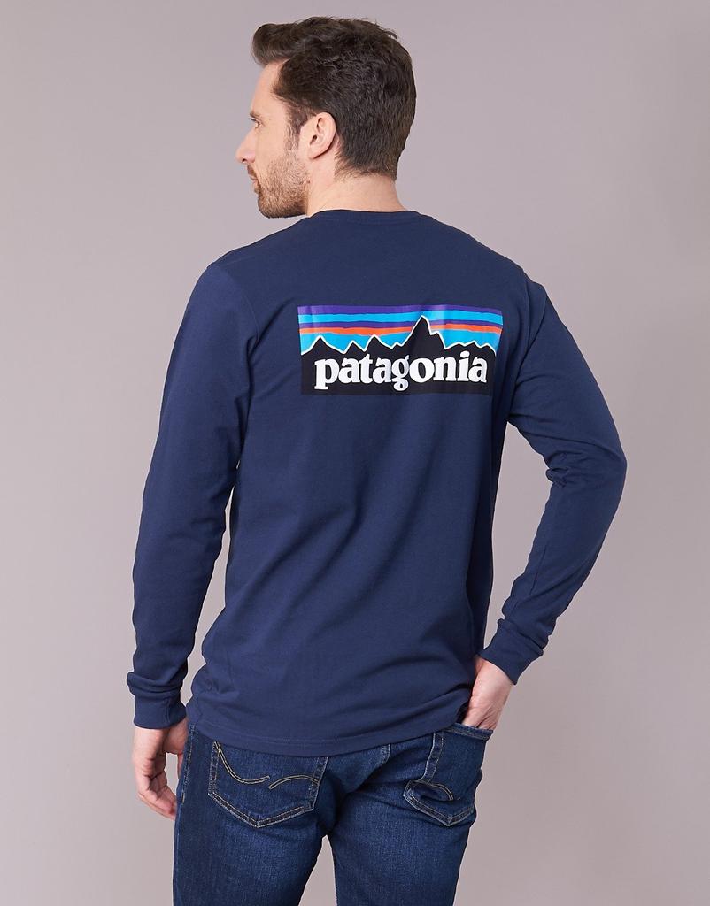 Patagonia Мужская футболка с длинным рукавом и логотипом Responsibility Ms Logo CNY S P-6