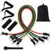 11pcs Resistance Bands Set Bodybuilding Exercise Equipment Fitness Elastic Rope Strength Training Tensioner Workout Expander
