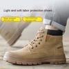 Labor Insurance Shoes, Smash-proof, Puncture-proof, Breathable, Four-season Soft-soled Steel Head Safety Shoes