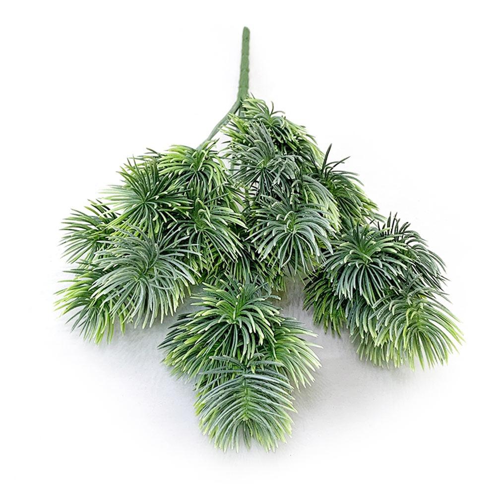 Green Artificial Pine Branches DIY Accessories Desktop Ornament Faux Pine Leaves Craft Fake Plant Fake Pine Festival Ornament