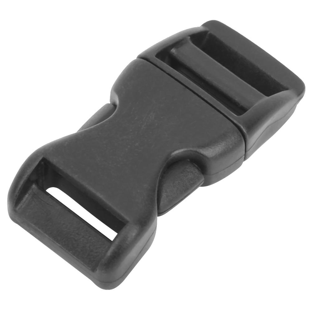 40 Pcs 17mm Side Release Buckles Plastic Flat Buckles Durable Mini Buckles  Pet Belt