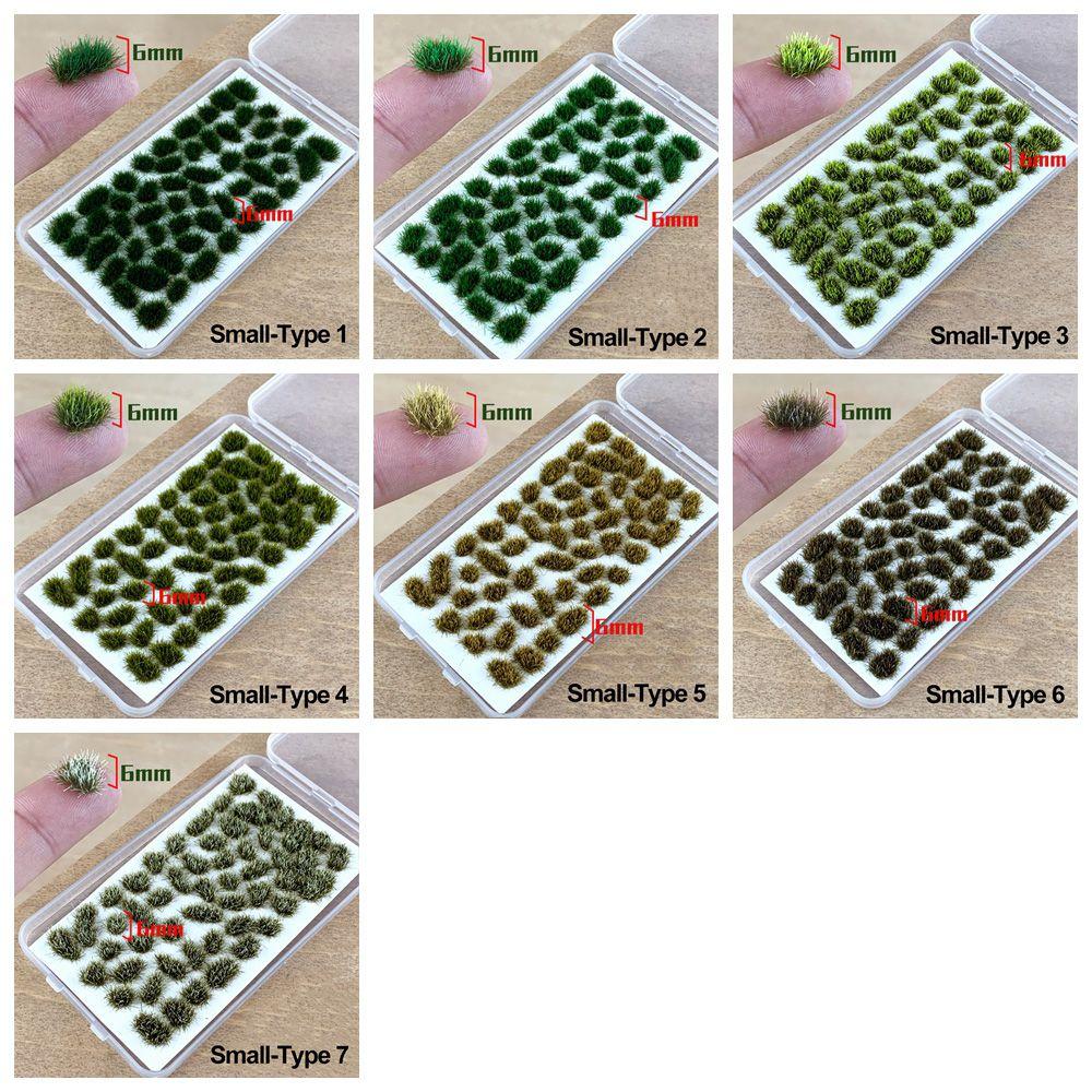 Plant Simulation Wargame Scenery Искусственный Цветочный Клок Неправильные Пучки Травы Макет Песочного Стола
