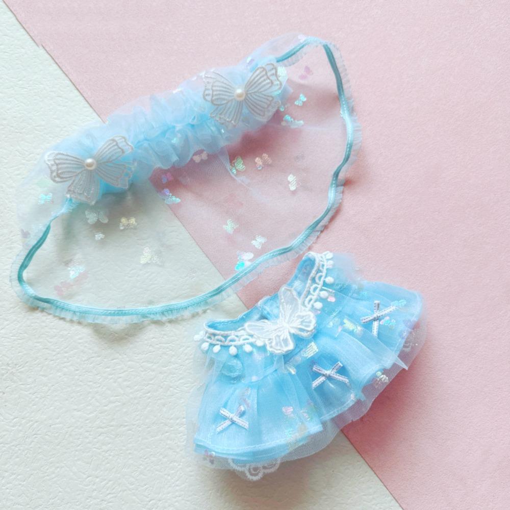 Wedding Dress 20cm Cotton Doll Clothes Outfit Plush Doll Clothes Doll Accessories