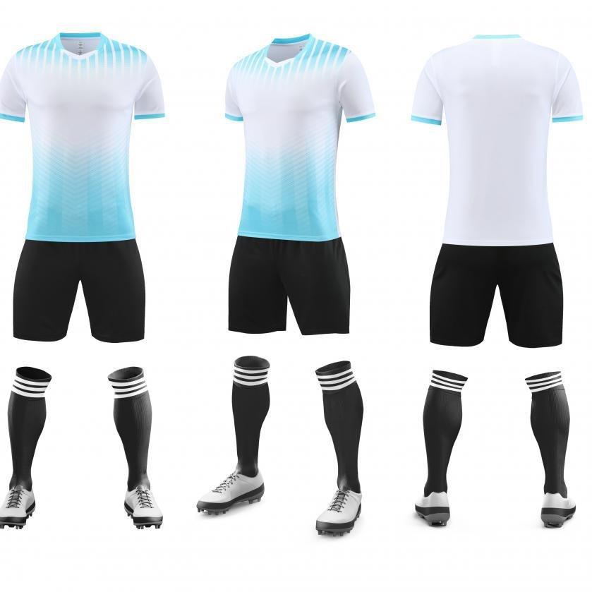 New High-Grade Football Jersey Suit Men'S Game Jersey Summer Football Training Jersey Short-Sleeved Jersey Short-Sleeved