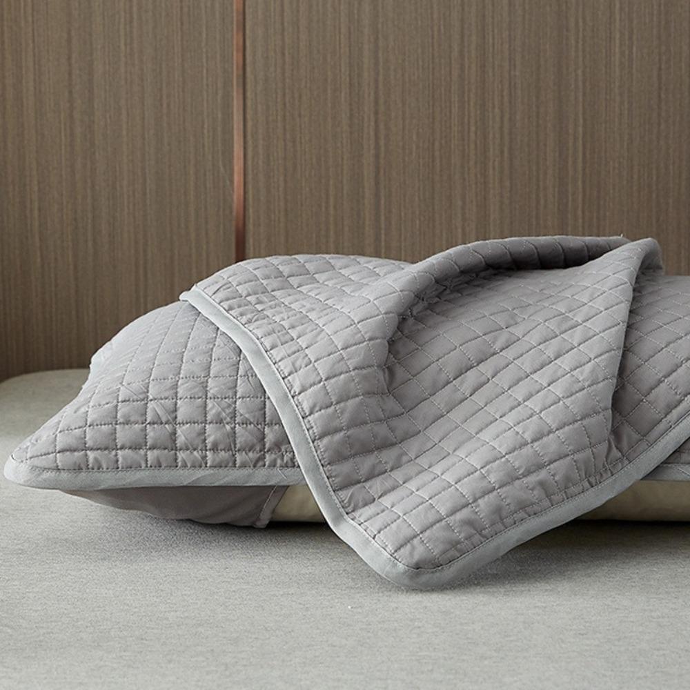 2PCS Sweatproof Dust Proof Pillow Cases Stain Prevention Pillow Towel Pillows Isolation Layer Hotel