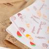 50Pcs Food Waxed Paper Oil-Proof Wax Paper Bread Sandwich Burger Fries Macarons Packaging Kitchen Baking Tool Packaging Decor
