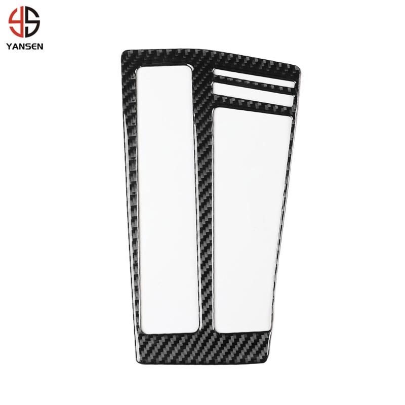 Carbon Fiber Car Gear Shift Panel Frame Cover Decoration Trim for Volkswagen Golf 8 MK8 2021 2022 2023 Accessories