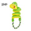 Active Play Dog Accessories Squeaky Toy with Pull Rope, Plush Tug of War Toy, Interactive Toys Spiral Animal for Small Medium Large Dogs Biting Teeth